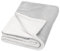 Julius Zöllner Winterdecke aus Baumwoll-Jersey und kuscheligem Teddy-Stoff | Gr. 70x100 cm | Made in Germany | OEKO-TEX® STANDARD 100 | Tiny Squares Grey