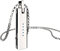 DAGIJIRD 550mm Black Smart Bracelet Necklace Hanging with Stainless Steel Chain for Fitbit flex 2