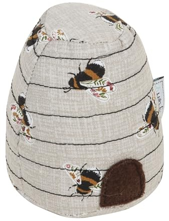Hobby Gift Beehive Sewing Pin Cushion - Novelty Pin Cushions for Sewing Accessories and Supplies, Accessories for Needlework DIY Crafts Dressmaking, 100% Cotton Soft Fabric - 8.5 x 8.5 x 11cm, Bees