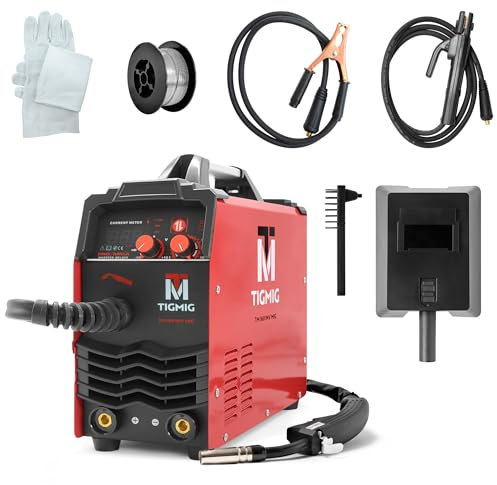 TIGMIG Soldadora inverter de hilo continuo MIG MAG Flux TM160INVMIG