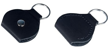 Generisch 2st Gitarren-Pick-Tasche Plektrum Plektrenhalter Gitarren-bass-Picks Halter Für Gitarrenpickel Black