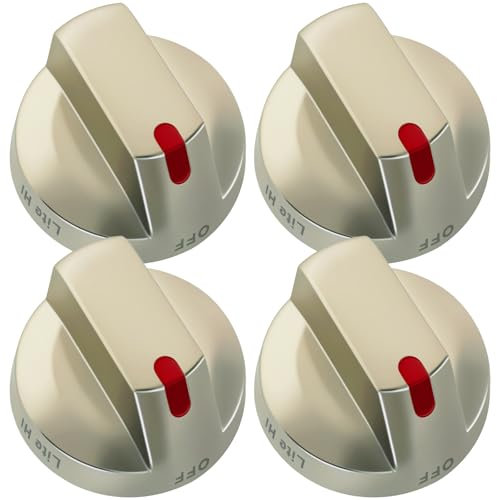 Foppla Ersatz für Kochknopf -Ersatz(4pcs,Schwarz)