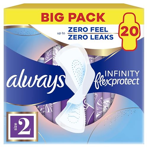 Always Infinity Sanitary Towels Value Pack Long Size 2 20CT