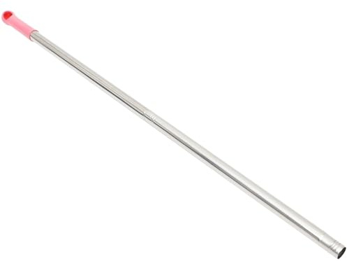 SHINEOFI Palo de Escoba de Acero Inoxidable 19 MM Resistente para Limpieza Doméstica y Comercial Mango de Repuesto Desmontable Acabado Suave Accesorio Compatible para Color Aleatorio