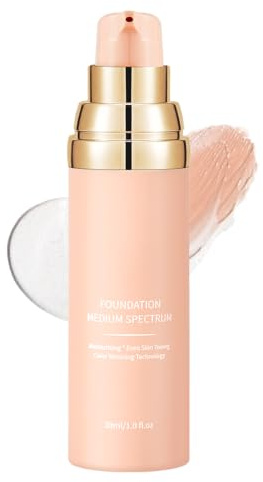Foundation Color Changing för mogen hud, färgväxling primer, vattentät och långvarig foundation, full täckning concealer, CC Cream med lätt konsistens, naturlig strålande finish