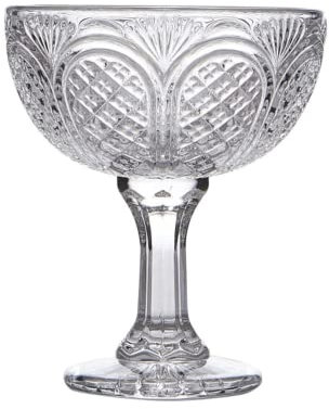 Astor Vintage Champagne Coupe Glasses 8oz / 230ml - Set of 4 - Vintage Glassware, Cocktail Coupes