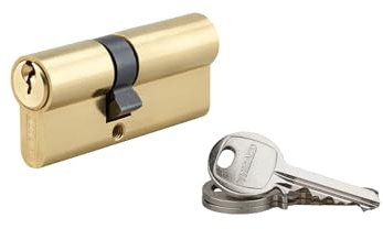 Cilindro europeo a doppia entrata SA 30X40mm, vite 45mm, antisfilamento, ottone, 3 chiavi - THIRARD