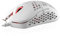 HK Gaming Mira S Ultraleichte, Mit Wabenmuster Versehene, Beidhändige, Kabelgebundene RGB Gaming-Maus - 6 Tasten - 12 000 CPI - 61 g ( Mira-S , Weiß )