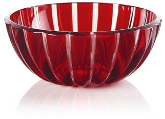 Guzzini - DOLCEVITA Contenitore M, Ciotola, Insalatiera - Rosso, Ø 20 x h8,5 cm | 1500 cc - 29690165