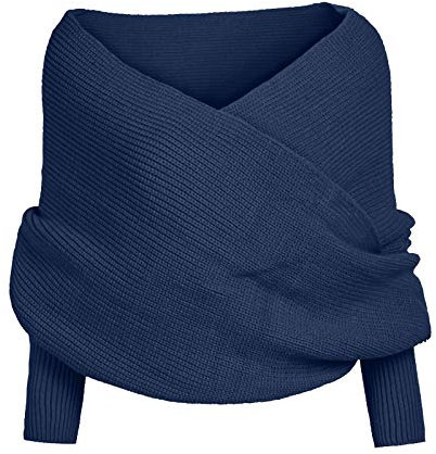 Schal mit Ärmeln für Damen, Elegante Schal mit Ärmeln Strick, Einfarbig Warm Gestrickte Schals Umhang, Wickelschal Sweater Schal mit Ärmeln, Winterschal Strickschals Stola Dirndl Zubehör Beige