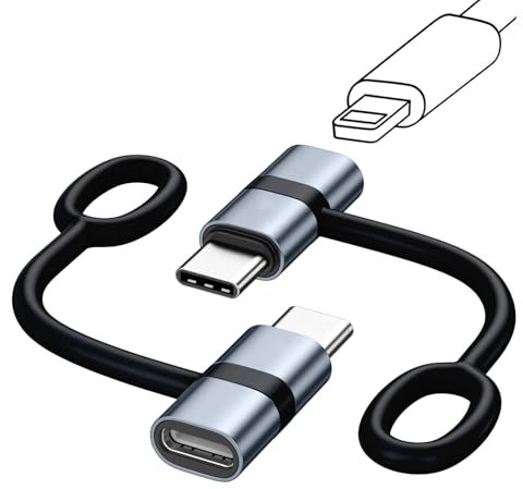 DAJING Lightning to USB C Adapter - Fast Charging for iPhone 15, Galaxy, MacBook, and More | Minimalist Design