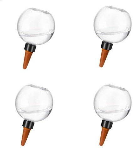 4PCS Plant Watering Globes, 500 ML Large self1 Slow Watering Plant Terracotta Spikes, Waterings Devices For Indoor Outdoor Plants