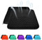 Coussin de siège en gel épais avec revêtement antidérapant - Respirant - Motif nid d'abeille - Absorbe les points de pression pour voiture, chaise de bureau, fauteuil roulant (noir)
