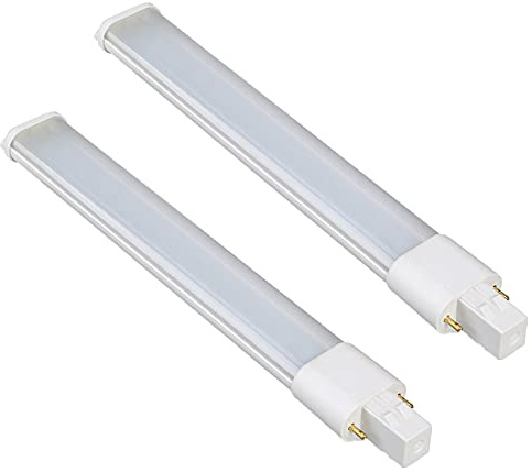 ULIKELED 2 Pack 7W 2 Pin GX23 LED Horizontal PL Light Bulb Warm White, 13W CFL Equivalent, PLS-13W Replacement LED Plug & Play Light Bulb(Warm White 3000K)