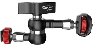 IFOOTAGE 5,5-Zoll Kamera Magischer Arm,Beweglicher Magic-Arm mit 1/4-Zoll Kaltschuhhalterung für DSLR-Kamera-Rig/LCD-Monitor/Actionkamera,Nutzlast bis zu 13.2lbs/6kg,Spider Crab LT2-3.5