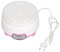 Qcwwy Elektrischer Joghurtbereiter, 15W 1L Rosa Mini Tragbarer Joghurtbereiter 360 ° Heizung Automatische Joghurtbereiter für Heimküche EU-Stecker 220V