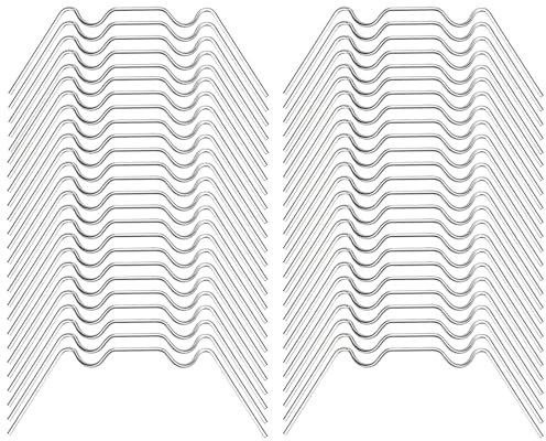 50 Stück Klammern Für Gewächshausscheiben, Gewächshaus Klammern, Klammern Gewächshausscheiben, Für Gewächshausplatten Hohlkammerplatte Glashaus, Klammern Gewächshaus