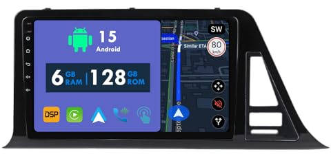 RoverOne Autoradio GPS pour Toyota C-HR CHR 2016 2017 2018 2019 2020 Carplay Android Autoradio stéréo Bluetooth Navigation par satellite (pour conduite à gauche)
