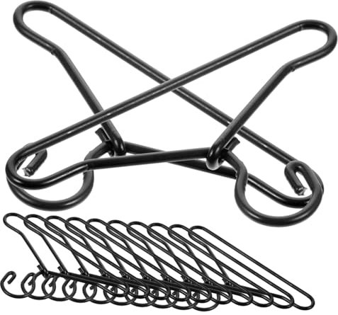 HOOTNEE 20pièces Lot de Cintres Métal pour Vêtements De Poupée Mini Cintres pour Maison De Poupée Échelle pour Robes Et De