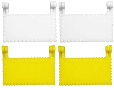 Humdcdy Sewing Gauge | 3mm/4mm Lightweight Clip-on Seam Guide,Stitching Attachments for Fabric Pants Clothing Home Garment Clothes Finger Blanket Dress