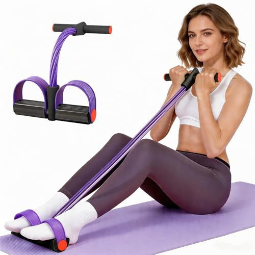 Kezidhp Bandas Resistencia Pedal Mangos Elástica 6 Tubos Caucho Natural