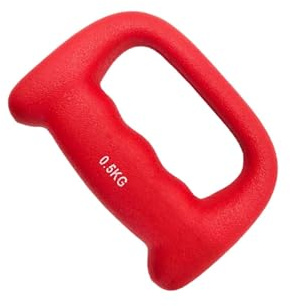 QUILSTM Manubrio Piccolo con Impugnatura Antiscivolo per Boxe, Pesi da Mano per Uomo e Donna, Essenziali per sessioni di Esercizi di Aerobica e Fitness a casa. Manubrio Piccolo, 0.5 kg