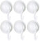 FANGZIDM 6 Pièces Crochets Ventouse 70MM Muraux Cintres Réutilisables Étanche et Non Marquants pour Manteaux Écharpes Serviettes Sacs Clés dans Salle de Bain Cuisine Bureau