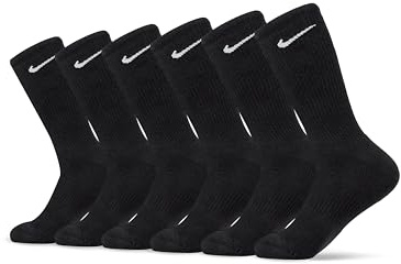 Nike Herren Everyday Cush Crw Socken, Black/White, XL EU