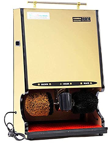 QHYXT Cireuse à chaussuresPolisseur de Chaussures à Induction Automatique, cireuse à Chaussures électrique Domestique/cireuse à Chaussures d'hôtel