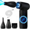 Compressed Air Duster, 80000RPM Jet Dryer Blower, Stepless Speed Regulation Portable Electric Air Duster Mini Electric Air Blower,Jet Fan for Car Dry,Keyboard Computer Cleaning,Air Bed,Camping,Outdoor