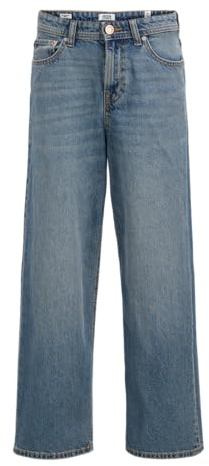 JACK & JONES Vaqueros de Corte Holgado para niño JJIRON Jjoriginal SQ 203 Noos JNR Baggy Fit Jeans Junior, Azul Denim., 11 años