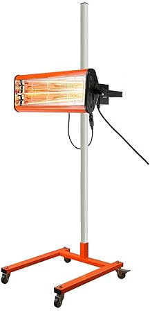 secadora de pintura, Lámpara Infrarroja For Hornear Pintura De Coche, Secador De Calefacción Automático Móvil, Luz Infrarroja, Lámpara De Curado De Onda Corta For Cabina De Pulverización, 1050W