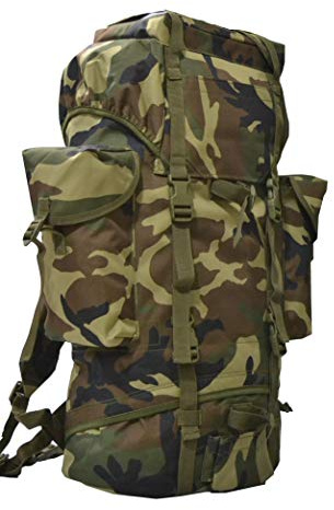 AR TACTICAL BW Sac à dos de combat 65 l, woodland
