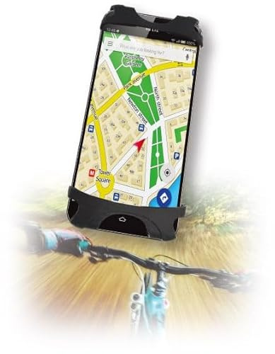 Techly 106770 Supporto per Smartphone da Bicicletta in Silicone Nero