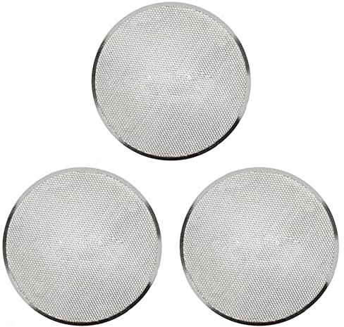 Whisverse Lot de 3 grilles de cuisson rondes professionnelles pour four à pizza et barbecue en anti-adhésive (30,5 cm)