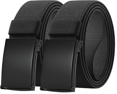 DOOPAI Gürtel Herren,Nylon Arbeitsgürtel,Canvas Gürtel Stoffgürtel | Verstellbarer Gürtel Geeignet für Arbeit und Reisen