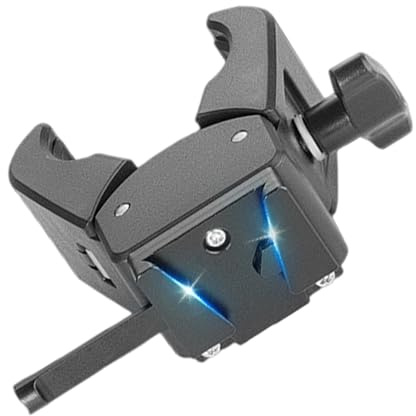 Shouxiut Small Rig V Mount,Small Rig Battery Clamp | Quick Release Lightweight Crab Claw Clamp for Outdoor Photography Video Device Beginner Shelf Light Stand Tripod