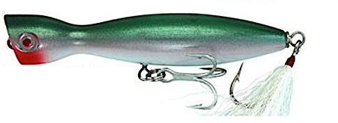 Super Strike Little Neck Popper 2-3/4oz PP5HW-009 Green/White