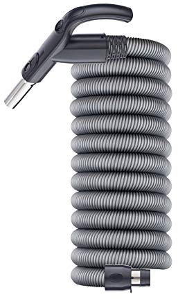 Schlauch für Zentralstaubsauger mit Komfort-Griff ERGO, Ersatzteil für div. Anbieter Länge 9,1m