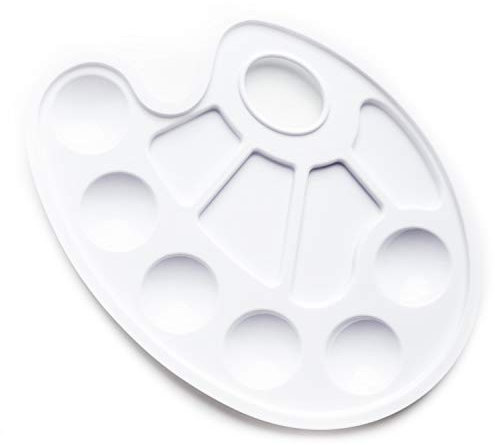 Ovale Künstlermischpalette (1 x ovale