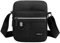 A-QMZL Umhängetasche Brusttasche Herren Crossbody Schultertasche Handytasche Messenger Bag Herrentasche Shulder Bag Kleine Schultertasche aus Segeltuch (schwarz)