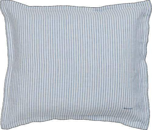GANT Leinen Kissenbezug einzeln Farbe Capri Blue Größe 80x80