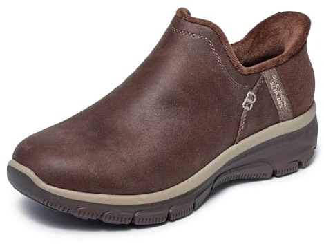 Skechers Dam lättgående modern hour-hands gratis slip-on ankelstövel, Choklad, 11