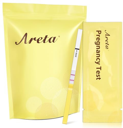 Areta 50 Pregnancy Test Strips: Accurate Kit for Rapid Results | 50 Pack hCG Tests