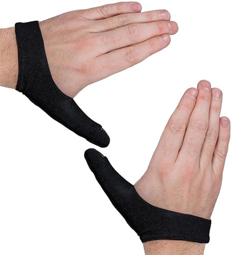 Hayaww Bowlinghandske för vänster höger finger svart M unisex vuxen