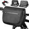 GXCROR Lenkertasche Fahrrad 5L mit Adapter, Handyhalterung, Trageschultergurt, Blitzschnell Abnehmbar, Wasserabweisende fahrradtasche Lenker, Für Stadtpendler, Reisen