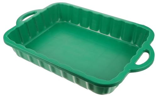 Parliky Bandeja de Drenaje Aceite Motor Resistente Plástico Duradero Recoge Aceite Coche Goteo Herramienta Vehículo