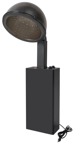 1200W Professional Hooded Hair Dryer with Stand - Salon Conditioning, 60-Minute Timer, Adjustable Temperature, Hair Care Without Hair Damage (Style 2)