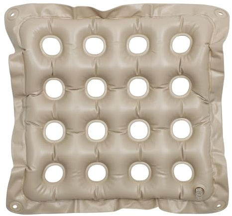 TOKIDNY Almohadilla de Asiento Inflable Cuadrada para Camping y Comedor, Cojín de Descompresión Cómodo y Duradero para Silla de Oficina y Exterior