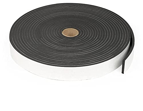 Redi-Guard Neoprene Stripping with Adhesive 1-1/4 Inch Wide X 1/16 Inch Thick X 100 Feet Long